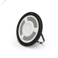 Светильник светодиодный подвесной UFO 150W 18000lm 5000K 175-265V IP65 D260*88мм черный скобка в ком в Москве Светильник светодиодный подвесной UFO 150W 18000lm 5000K 175-265V IP65 D260*88мм черный скобка в ком